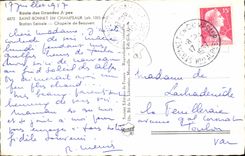 CPA Route des Grandes Alpes Saint Bonnet en Champsaur Station Estivale Chapelle de Beauvert 