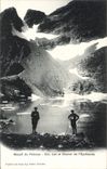 CPA Massif du Pelvoux Col Lac et Glacier de l'Eychauda 