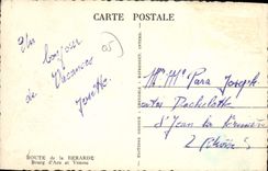 CPA Route de la Berarde Bourg d'Arn et Venosc