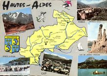 CPA Departement des Hautes Alpes le Departement faisait partie de l'ancienne province du Dauphine 