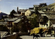 CPA Le Queyras H A St Veran le plus haut village d'Europe 