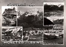 CPA Route des Grandes Alpes Le Monetier les Bains H A Souvenir 