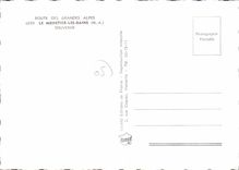 CPA Route des Grandes Alpes Le Monetier les Bains H A Souvenir 