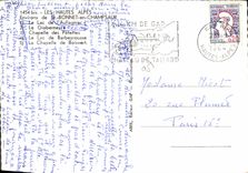 CPA Les Hautes Alpes Environs de S Bonnet en Champsaur le Lac de l'Aullagnier le Gioberney Chapelle 