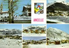 CPA les Hautes Alpes Ancelle la Station sous la neige Serre Borel les Chalets 