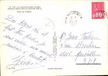 CPA La Saulce des Alpes Hautes Alpes Place de l'Eglise 