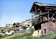 CPA Les Hautes Alpes Saint Veran le olus haut village d'Europe Maisons typiques du village 