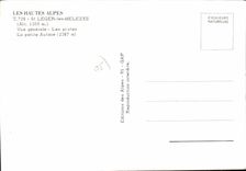 CPA Les Hautes Alpes St Leger les Melezes Vue generale les pistes la petite Autane 