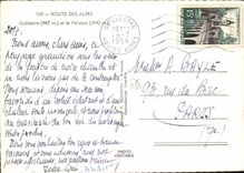 CPA Route des Alpes Guillestre et le Pelvoux 