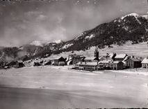 CPA Les Grandes Alpes en Hiver Montgenevre H A Vue generale 