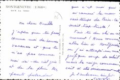 CPA Montgenevre sous la neige 