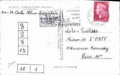 CPA Largentiere Ardeche le Chateau 