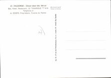 CPA Hotel le Tanargue Valgorge Ardeche 