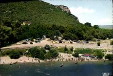 CPA Gorges de l'Ardeche Camp de L'uas PTT Les Blachas Salavas Ardeche 