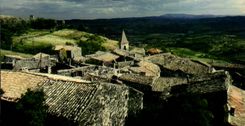 CPA Le Plateau du Coiron Mirabel Ardeche Ancienne place forte sur le bord du plateau basaltique 