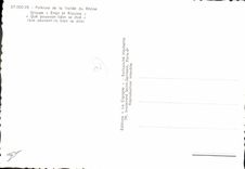 CPA Folklore de la Vallee du Rhone Groupe Empi et Rioume