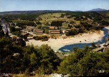 CPA Ardeche meridionale Vogue Aubenas La Maison Familiale de Vacances 
