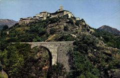 CPA Ardeche Pittoresque Vue generale d'Antraigues 