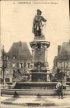 CPA Charleville Statue de Charles de Gonzague 