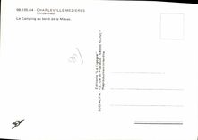 CPA Charleville Mezieres Ardennes Le Camping au bord de la Meuse 