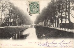 CPA Troyes Vue du Canal 