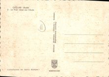 CPA Quillan Aude Le Pont vieux sur l'Aude