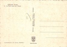 CPA Quillan Aude Le Pont vieux sur l'Aude