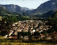 CPA Quillan Aude Vue pittoresque vers les gorges de l'Aude 