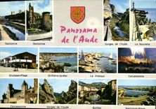 CPA Panorama de l'Aude 