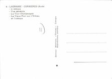 CPA Lagrasse Corbieres Aude L'Abbaye Vue generale