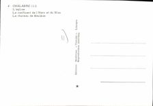 CPA Chalabre L'Eglise Le confluent de l'Hers et du Blau 