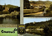 CPA Souvenir de Chalabre L'Eglise 