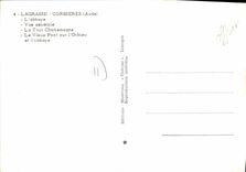 CPA Lagrasse Corbieres Aude L'Abbaye Vue generale La Tour Charlemagne 