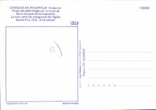 CPA Conques en Rouergue Aveyron Etape des pelerinages sur la route de Saint Jacques de Compostelle