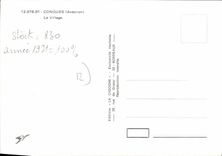 CPA Conques Aveyron Le Village 