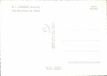 CPA Conques Aveyron Vue Nord Ouest de l'Eglise 