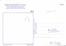 CPA Conques en Rouergue Aveyron Etape des pelerinages sur la route de Saint Jacques de Compostelle 