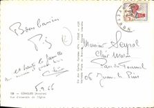 CPA Conques Aveyron Vue d'ensemble de l'Eglise 