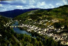 CPA Entraygues sur Truyere Aveyron La vallee de la Truyere 