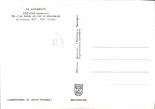 CPA Estaing Aveyron Les bords du Lot la piscine et le chateau