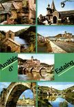 CPA Estaing Aveyron Cabrespine Vallee du Lot Le Chateau et le Pont 