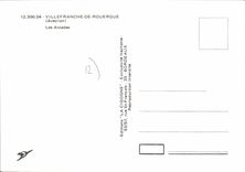 CPA Villefranche de Rouergue Aveyron Les Arcades