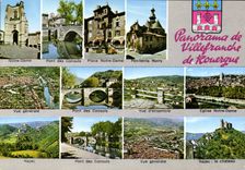 CPA Panorama de Villefranche de Rouergue 