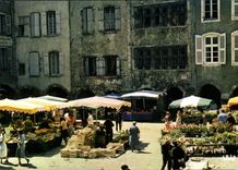 CPA Villefranche de Rouergue La Place Notre Dame 
