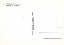 CPA Compolibat Aveyron Vue generale aerienne