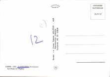 CPA Camares Aveyron Le Pont et l'Eglise