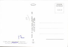 CPA Broquies Aveyron Le Pont et l'Hotel Le Pescadou