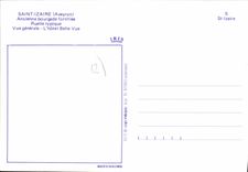 CPA Saint Izaire Aveyron Ancienne Bourgade fortifiee Ruelle typique Vue generale L'Hotel Belle Vue 