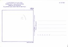 CPA L'Aveyron vu du Ciel Pareloup Salles Curan Reservoir de Pareloup Au premier plan Saint Martin de