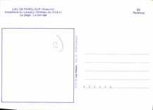 CPA Lac de Pareloup Aveyron Hostellerie du Levezou Chateau du XV La plage Le Barrage 